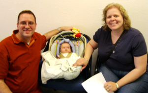 Happy Parents with Healthy Baby